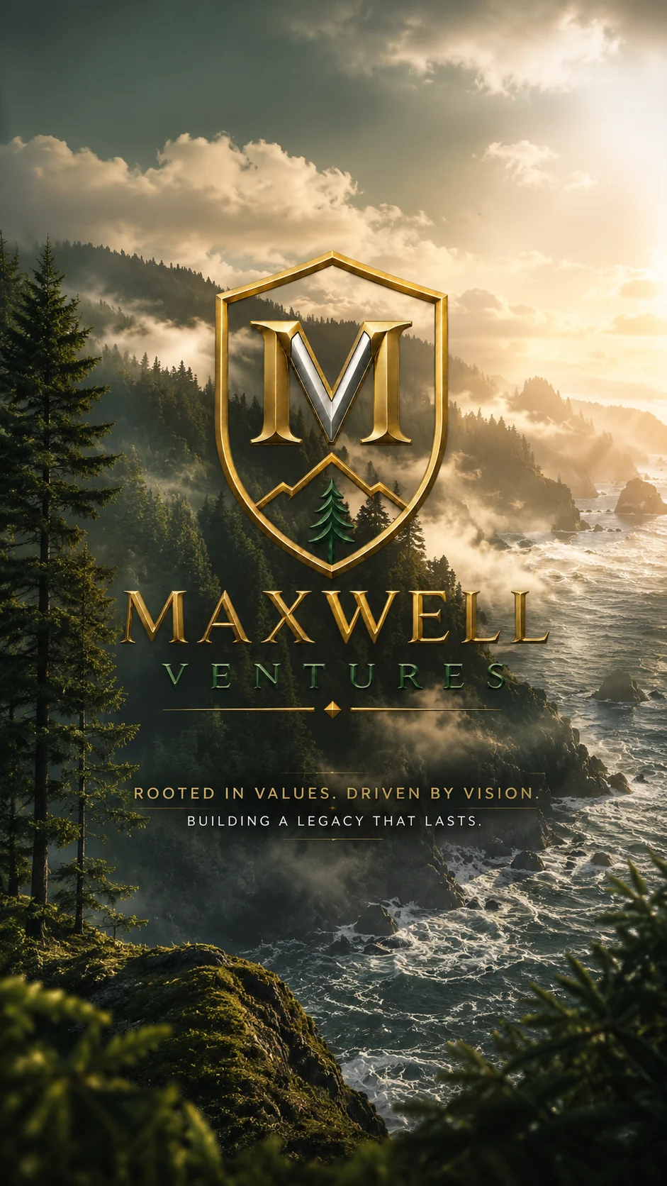 Maxwell Ventures generated storm coast poster